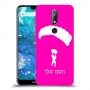 צניחה חופשית כיסוי מגן קשיח בעיצוב אישי עם השם שלך ל Nokia 7.1 יחידה אחת סקרין מובייל