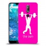 הרמת משקולות כיסוי מגן קשיח בעיצוב אישי עם השם שלך ל Nokia 7.1 יחידה אחת סקרין מובייל