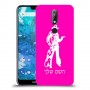 מערב פרוע - קאובוי כיסוי מגן קשיח בעיצוב אישי עם השם שלך ל Nokia 7.1 יחידה אחת סקרין מובייל