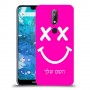 סמיילי כיסוי מגן קשיח בעיצוב אישי עם השם שלך ל Nokia 7.1 יחידה אחת סקרין מובייל