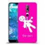 וודו כיסוי מגן קשיח בעיצוב אישי עם השם שלך ל Nokia 7.1 יחידה אחת סקרין מובייל