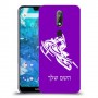 אופנוע שלג כיסוי מגן קשיח בעיצוב אישי עם השם שלך ל Nokia 7.1 יחידה אחת סקרין מובייל