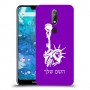 פסל החירות כיסוי מגן קשיח בעיצוב אישי עם השם שלך ל Nokia 7.1 יחידה אחת סקרין מובייל