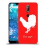 תרנגול כיסוי מגן קשיח בעיצוב אישי עם השם שלך ל Nokia 7.1 יחידה אחת סקרין מובייל