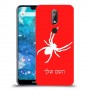 עכביש כיסוי מגן קשיח בעיצוב אישי עם השם שלך ל Nokia 7.1 יחידה אחת סקרין מובייל