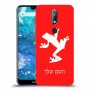 צפרדע טרופית כיסוי מגן קשיח בעיצוב אישי עם השם שלך ל Nokia 7.1 יחידה אחת סקרין מובייל