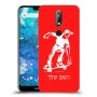 ילד סקייטבורד כיסוי מגן קשיח בעיצוב אישי עם השם שלך ל Nokia 7.1 יחידה אחת סקרין מובייל