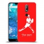 שחקן טניס כיסוי מגן קשיח בעיצוב אישי עם השם שלך ל Nokia 7.1 יחידה אחת סקרין מובייל