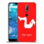אימון ספורט - אישה כיסוי מגן קשיח בעיצוב אישי עם השם שלך ל Nokia 7.1 יחידה אחת סקרין מובייל
