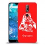 סנטה קלאוס כיסוי מגן קשיח בעיצוב אישי עם השם שלך ל Nokia 7.1 יחידה אחת סקרין מובייל