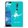 עכביש כיסוי מגן קשיח בעיצוב אישי עם השם שלך ל Nokia 7.1 יחידה אחת סקרין מובייל