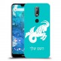 גדי כיסוי מגן קשיח בעיצוב אישי עם השם שלך ל Nokia 7.1 יחידה אחת סקרין מובייל