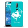 קשת כיסוי מגן קשיח בעיצוב אישי עם השם שלך ל Nokia 7.1 יחידה אחת סקרין מובייל