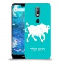 שור כיסוי מגן קשיח בעיצוב אישי עם השם שלך ל Nokia 7.1 יחידה אחת סקרין מובייל