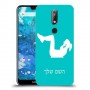 אימון ספורט - אישה כיסוי מגן קשיח בעיצוב אישי עם השם שלך ל Nokia 7.1 יחידה אחת סקרין מובייל