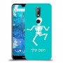 שלד כיסוי מגן קשיח בעיצוב אישי עם השם שלך ל Nokia 7.1 יחידה אחת סקרין מובייל