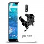 תרנגול כיסוי מגן קשיח בעיצוב אישי עם השם שלך ל Nokia 7.1 יחידה אחת סקרין מובייל