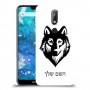 זאב כיסוי מגן קשיח בעיצוב אישי עם השם שלך ל Nokia 7.1 יחידה אחת סקרין מובייל