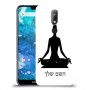 יוגה כיסוי מגן קשיח בעיצוב אישי עם השם שלך ל Nokia 7.1 יחידה אחת סקרין מובייל