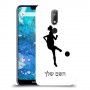 כדורגל - אישה כיסוי מגן קשיח בעיצוב אישי עם השם שלך ל Nokia 7.1 יחידה אחת סקרין מובייל