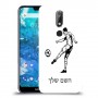 שחקן כדורגל כיסוי מגן קשיח בעיצוב אישי עם השם שלך ל Nokia 7.1 יחידה אחת סקרין מובייל