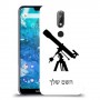 טלסקופ כיסוי מגן קשיח בעיצוב אישי עם השם שלך ל Nokia 7.1 יחידה אחת סקרין מובייל