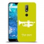 חצוצרה כיסוי מגן קשיח בעיצוב אישי עם השם שלך ל Nokia 7.1 יחידה אחת סקרין מובייל