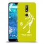 שחקן כדורגל כיסוי מגן קשיח בעיצוב אישי עם השם שלך ל Nokia 7.1 יחידה אחת סקרין מובייל