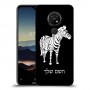 זברה כיסוי מגן קשיח בעיצוב אישי עם השם שלך ל Nokia 7.2 יחידה אחת סקרין מובייל