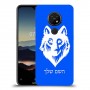 זאב כיסוי מגן קשיח בעיצוב אישי עם השם שלך ל Nokia 7.2 יחידה אחת סקרין מובייל