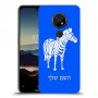 זברה כיסוי מגן קשיח בעיצוב אישי עם השם שלך ל Nokia 7.2 יחידה אחת סקרין מובייל