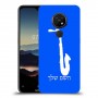 סקספון כיסוי מגן קשיח בעיצוב אישי עם השם שלך ל Nokia 7.2 יחידה אחת סקרין מובייל