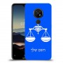מאזניים כיסוי מגן קשיח בעיצוב אישי עם השם שלך ל Nokia 7.2 יחידה אחת סקרין מובייל