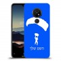 צניחה חופשית כיסוי מגן קשיח בעיצוב אישי עם השם שלך ל Nokia 7.2 יחידה אחת סקרין מובייל