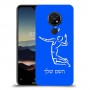 שחקן כדורעף כיסוי מגן קשיח בעיצוב אישי עם השם שלך ל Nokia 7.2 יחידה אחת סקרין מובייל