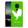 תרנגול כיסוי מגן קשיח בעיצוב אישי עם השם שלך ל Nokia 7.2 יחידה אחת סקרין מובייל