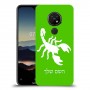 עקרב כיסוי מגן קשיח בעיצוב אישי עם השם שלך ל Nokia 7.2 יחידה אחת סקרין מובייל