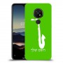 סקספון כיסוי מגן קשיח בעיצוב אישי עם השם שלך ל Nokia 7.2 יחידה אחת סקרין מובייל
