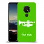 חצוצרה כיסוי מגן קשיח בעיצוב אישי עם השם שלך ל Nokia 7.2 יחידה אחת סקרין מובייל