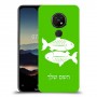 דגים כיסוי מגן קשיח בעיצוב אישי עם השם שלך ל Nokia 7.2 יחידה אחת סקרין מובייל