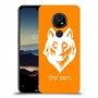 זאב כיסוי מגן קשיח בעיצוב אישי עם השם שלך ל Nokia 7.2 יחידה אחת סקרין מובייל
