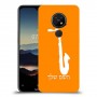 סקספון כיסוי מגן קשיח בעיצוב אישי עם השם שלך ל Nokia 7.2 יחידה אחת סקרין מובייל