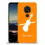 כינור כיסוי מגן קשיח בעיצוב אישי עם השם שלך ל Nokia 7.2 יחידה אחת סקרין מובייל