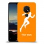 רץ כיסוי מגן קשיח בעיצוב אישי עם השם שלך ל Nokia 7.2 יחידה אחת סקרין מובייל