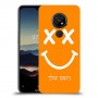 סמיילי כיסוי מגן קשיח בעיצוב אישי עם השם שלך ל Nokia 7.2 יחידה אחת סקרין מובייל