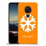 שלג כיסוי מגן קשיח בעיצוב אישי עם השם שלך ל Nokia 7.2 יחידה אחת סקרין מובייל