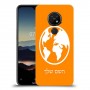 עולם כיסוי מגן קשיח בעיצוב אישי עם השם שלך ל Nokia 7.2 יחידה אחת סקרין מובייל