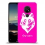 זאב כיסוי מגן קשיח בעיצוב אישי עם השם שלך ל Nokia 7.2 יחידה אחת סקרין מובייל