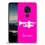 חצוצרה כיסוי מגן קשיח בעיצוב אישי עם השם שלך ל Nokia 7.2 יחידה אחת סקרין מובייל