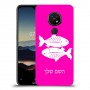 דגים כיסוי מגן קשיח בעיצוב אישי עם השם שלך ל Nokia 7.2 יחידה אחת סקרין מובייל